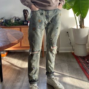 Scotch and Soda Patch Jeans Distressed - 30W x 32L